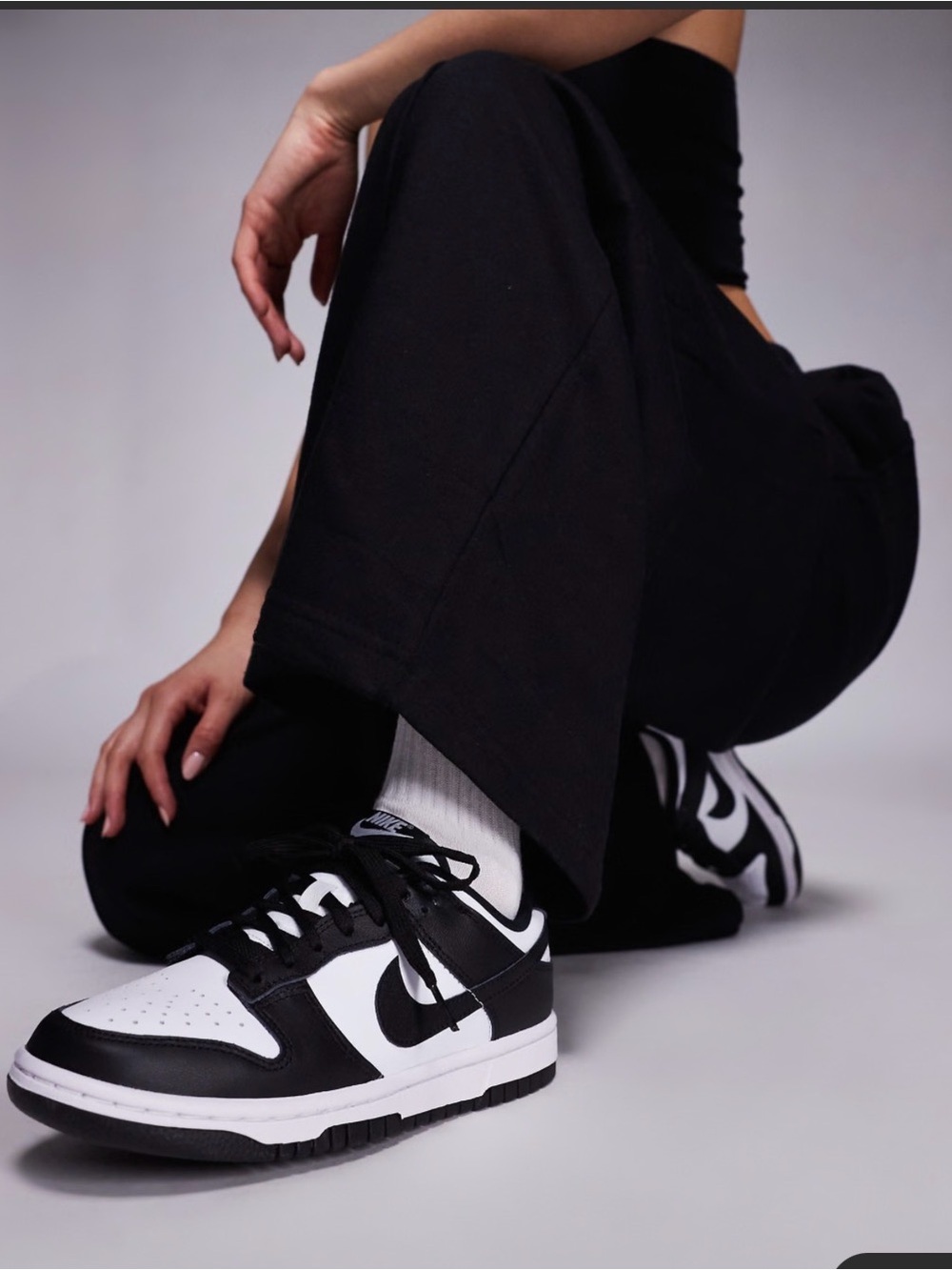Nike Dunk Low “Panda” Sneakers | Women’s Size 8.5 | Gently Used - Picture 2 of 9